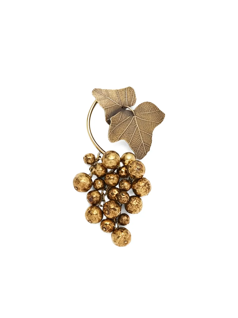 Jean Paul Gaultier boucles d'oreilles à design de feuille
