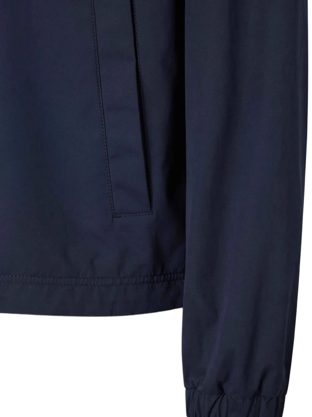 Moncler Arinell jack met geborduurd logo Blauw