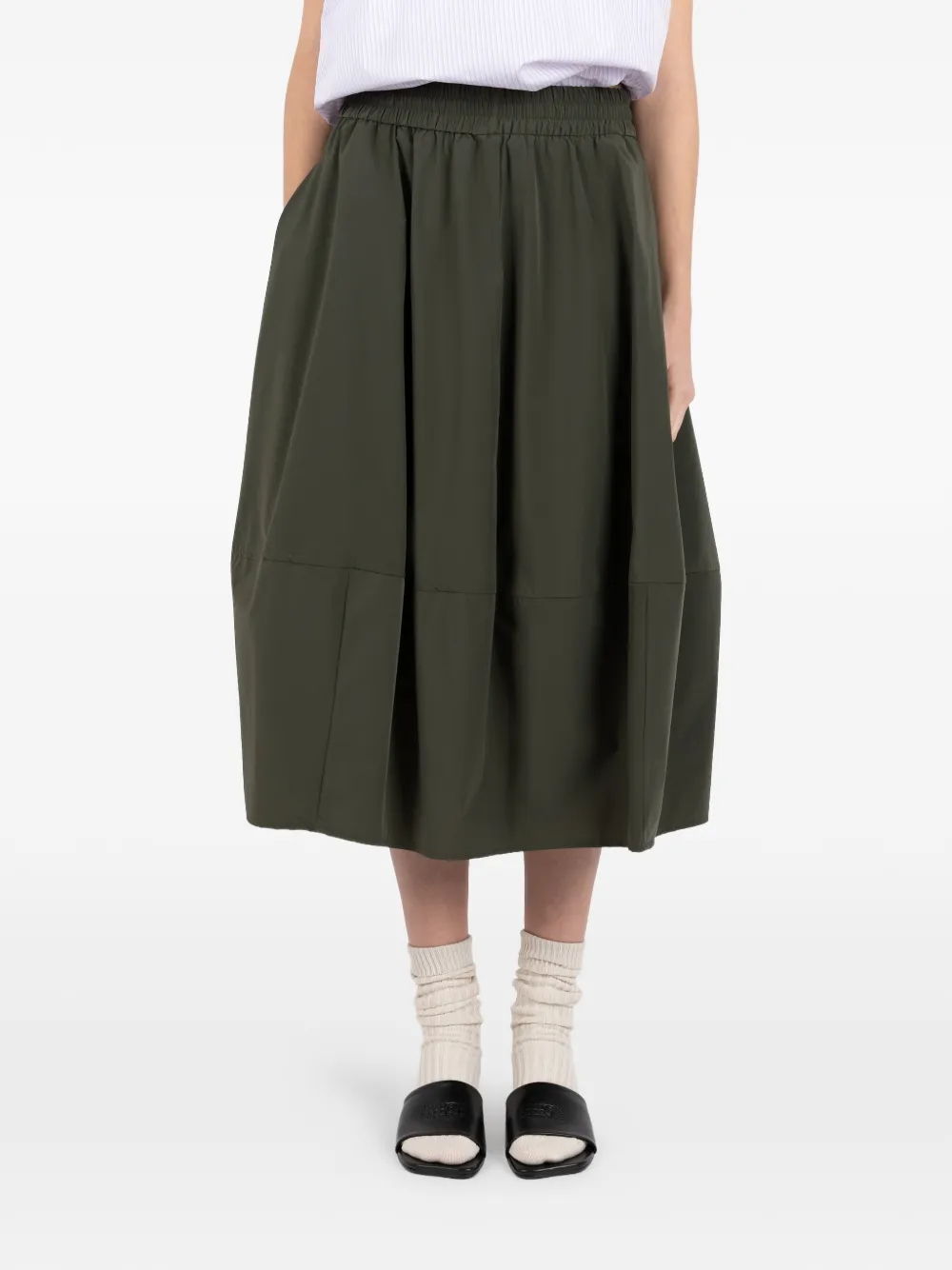Société Anonyme Susy elasticated midi skirt - Verde