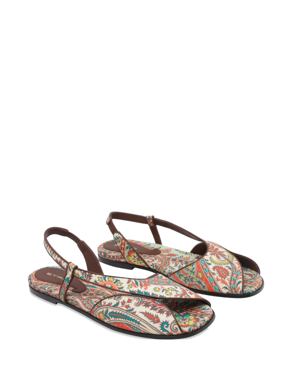 ETRO Sandalen met paisley-print Beige