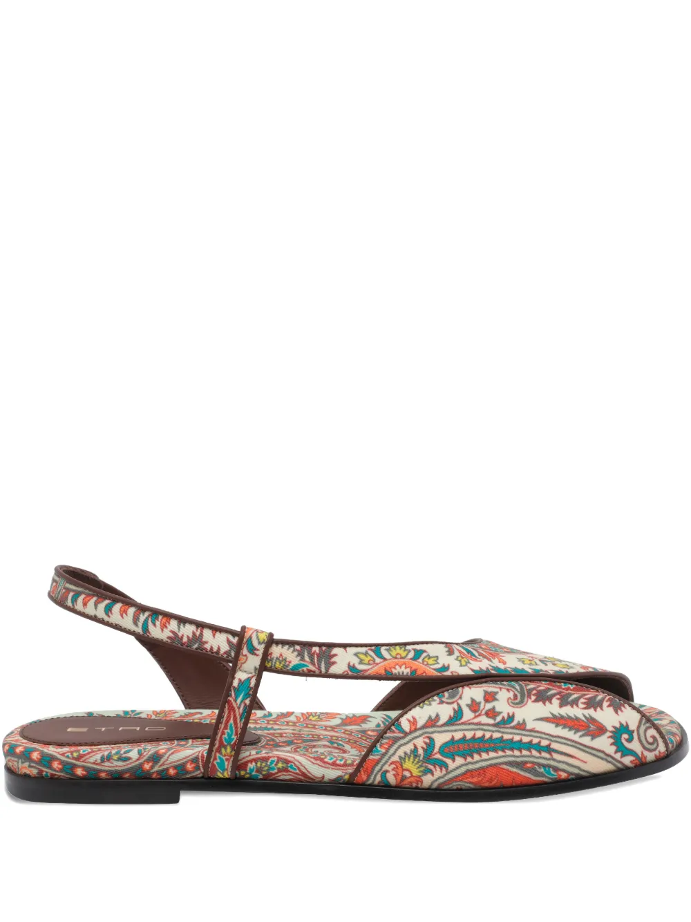ETRO paisley printed sandals - Toni neutri