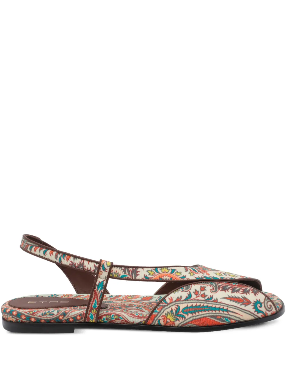 ETRO Sandalen met paisley-print Beige