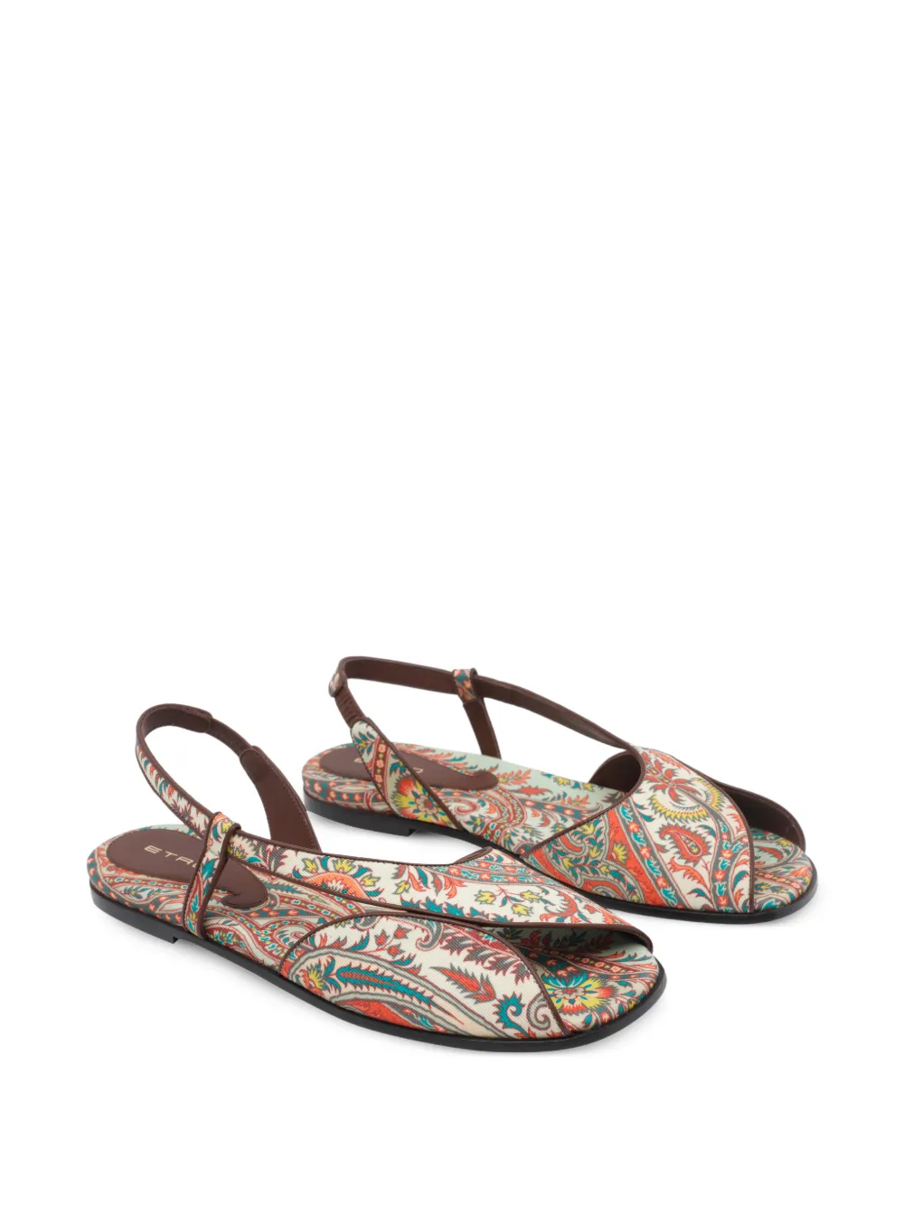 ETRO Sandalen met paisley-print Beige