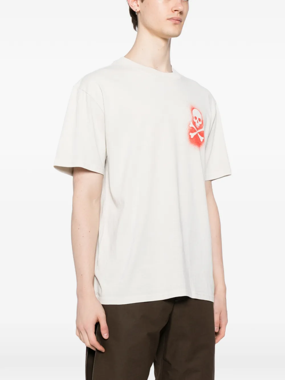  Melt Graphic-print T-shirt - Neutrals 