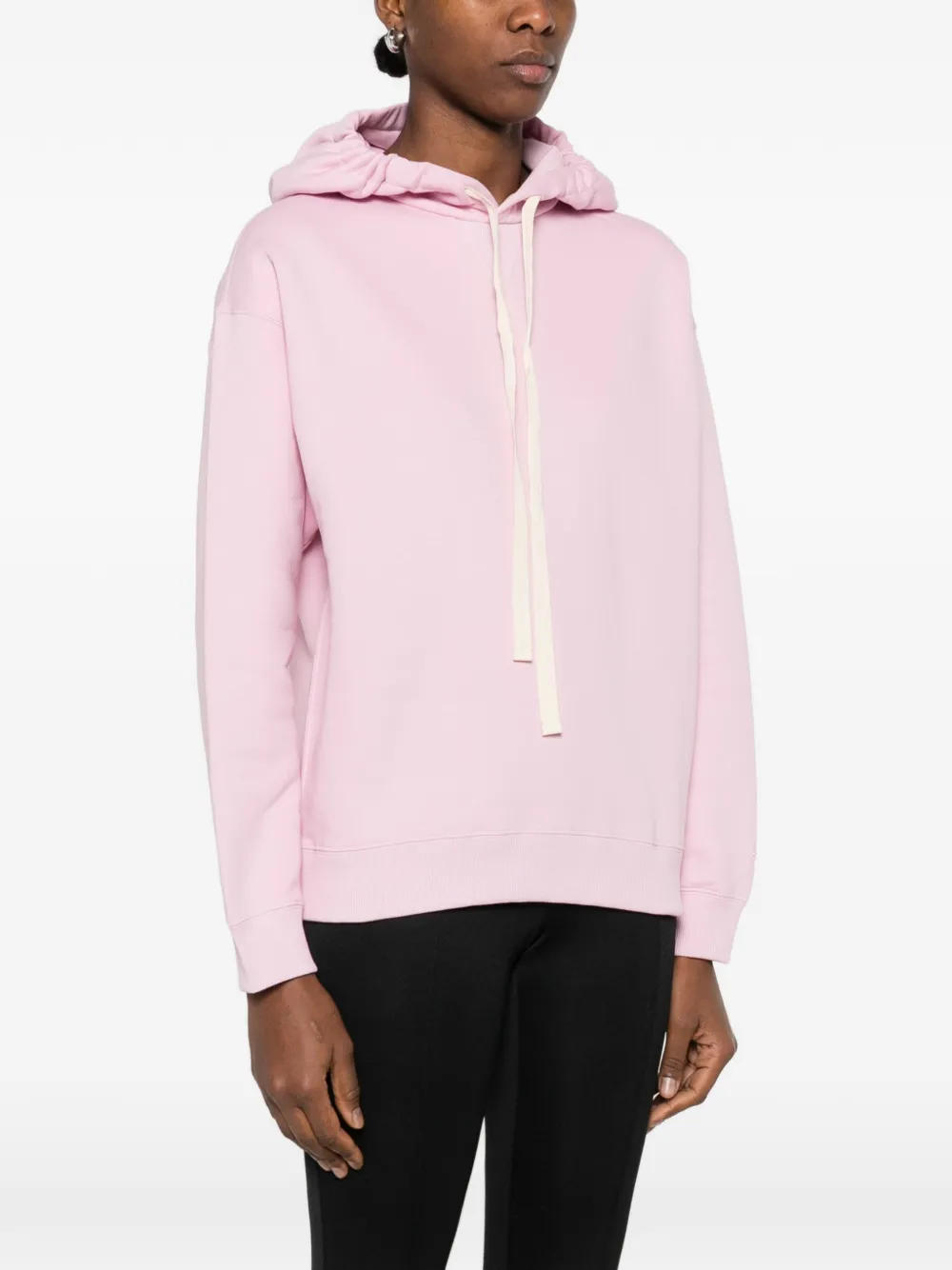  Jil Sander Drawstring Hoodie - Pink 