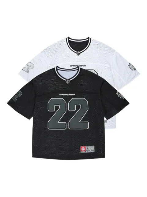 BROKEN PLANET reversible-design T-shirt