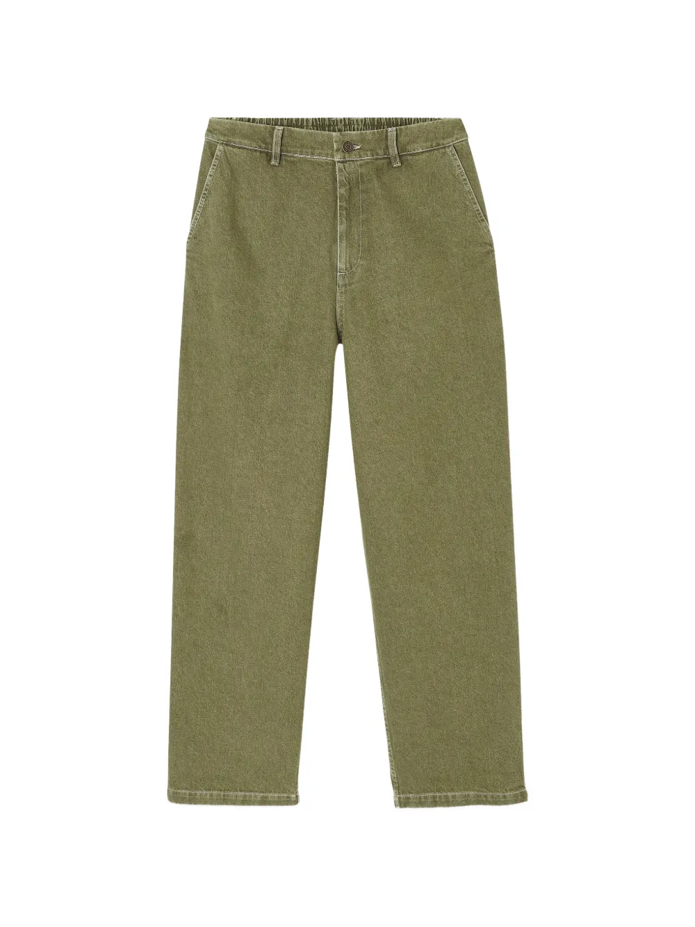 American Vintage Uzatown straight-leg jeans - Verde