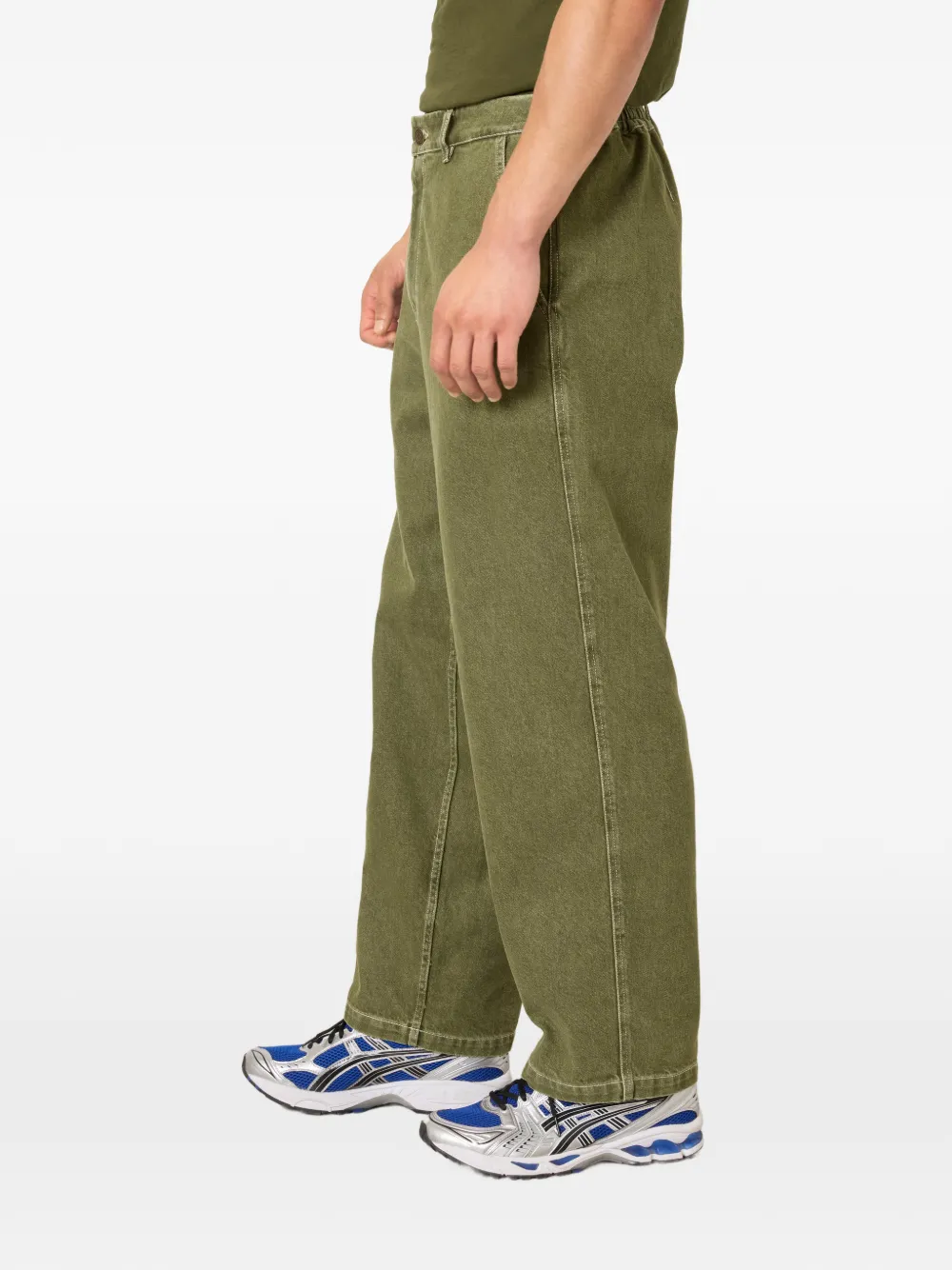 American Vintage Uzatown straight jeans Groen