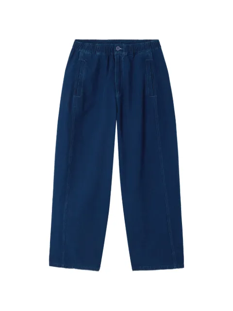 American Vintage elasticated-waist straight-leg trousers