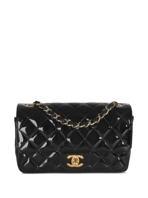 CHANEL Pre-Owned Mini Flap Satchel-Tasche mit gestepptem Kettenriemen