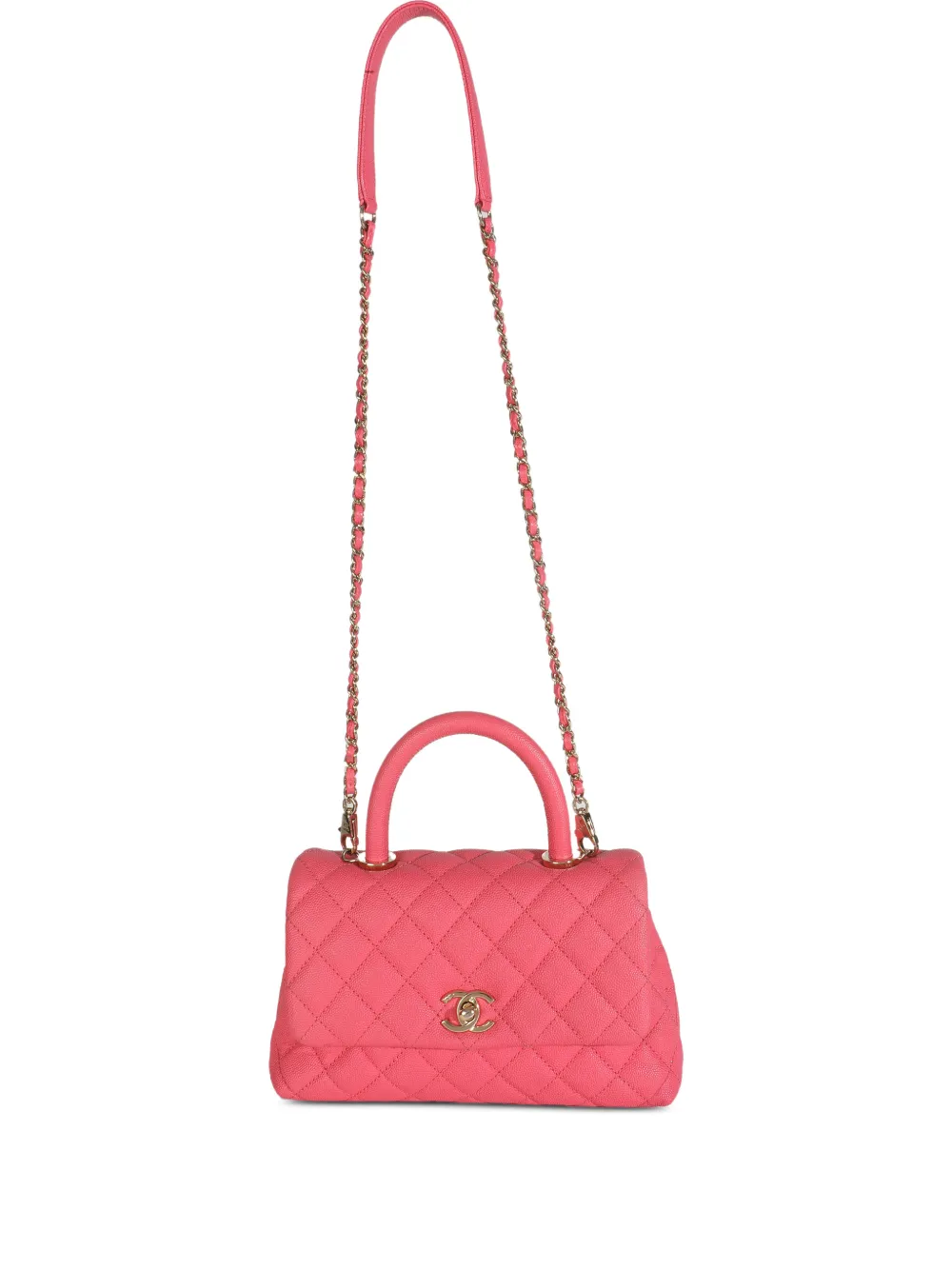 CHANEL Pre-Owned Borsa a tracolla con logo CC 2020 - Rosa