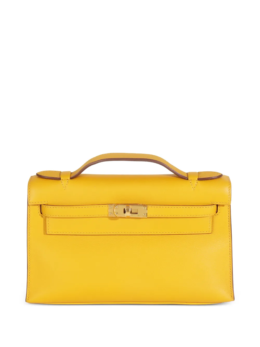 Hermès Pre-Owned bolsa Swift Kelly Pochette 2018 | amarillo | Image 1