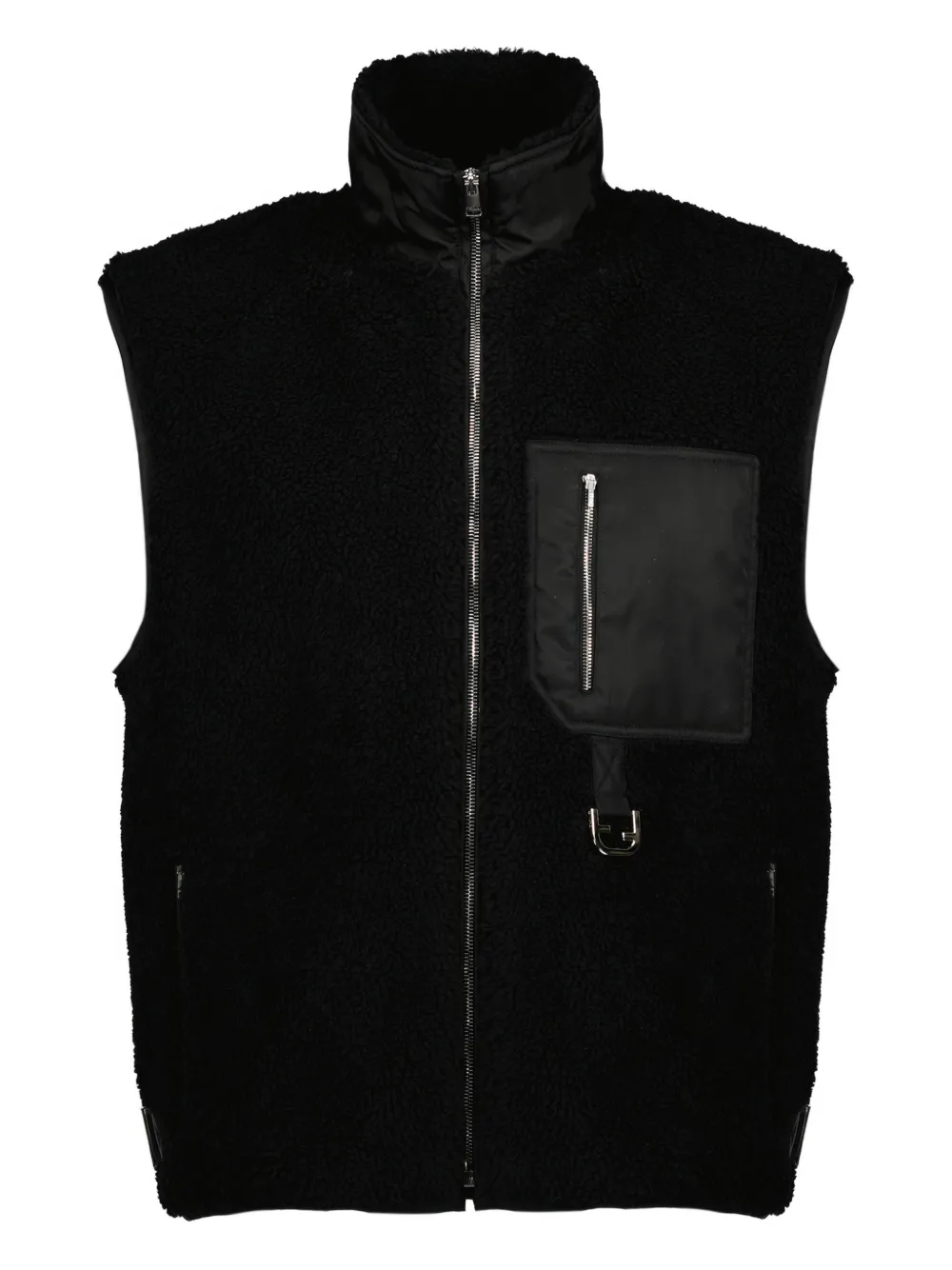 FENDI zip-pocket gilet - Schwarz