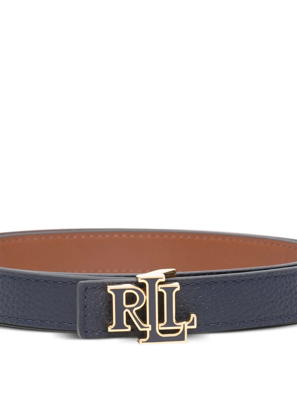 Lauren Ralph Lauren Riem met logogesp Blauw