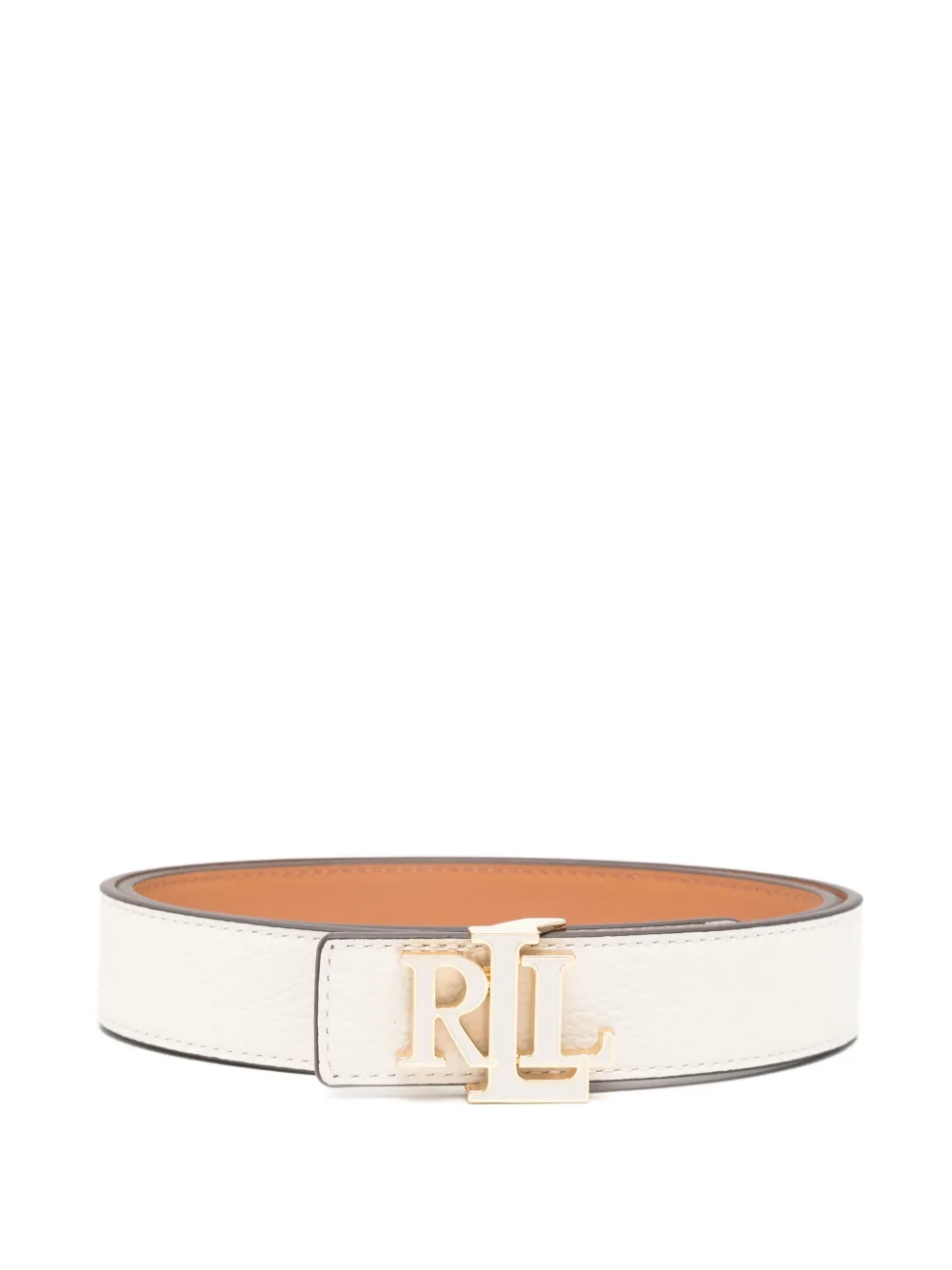Lauren Ralph Lauren logo-buckle belt - Weiß
