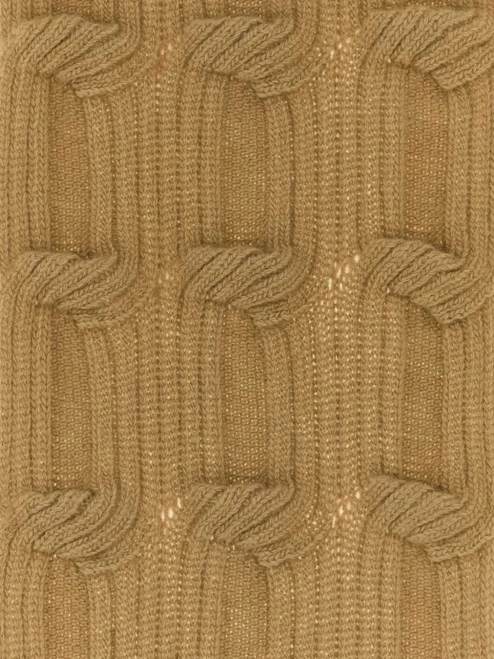 Stella McCartney Falabella kabelgebreide sjaal - Bruin