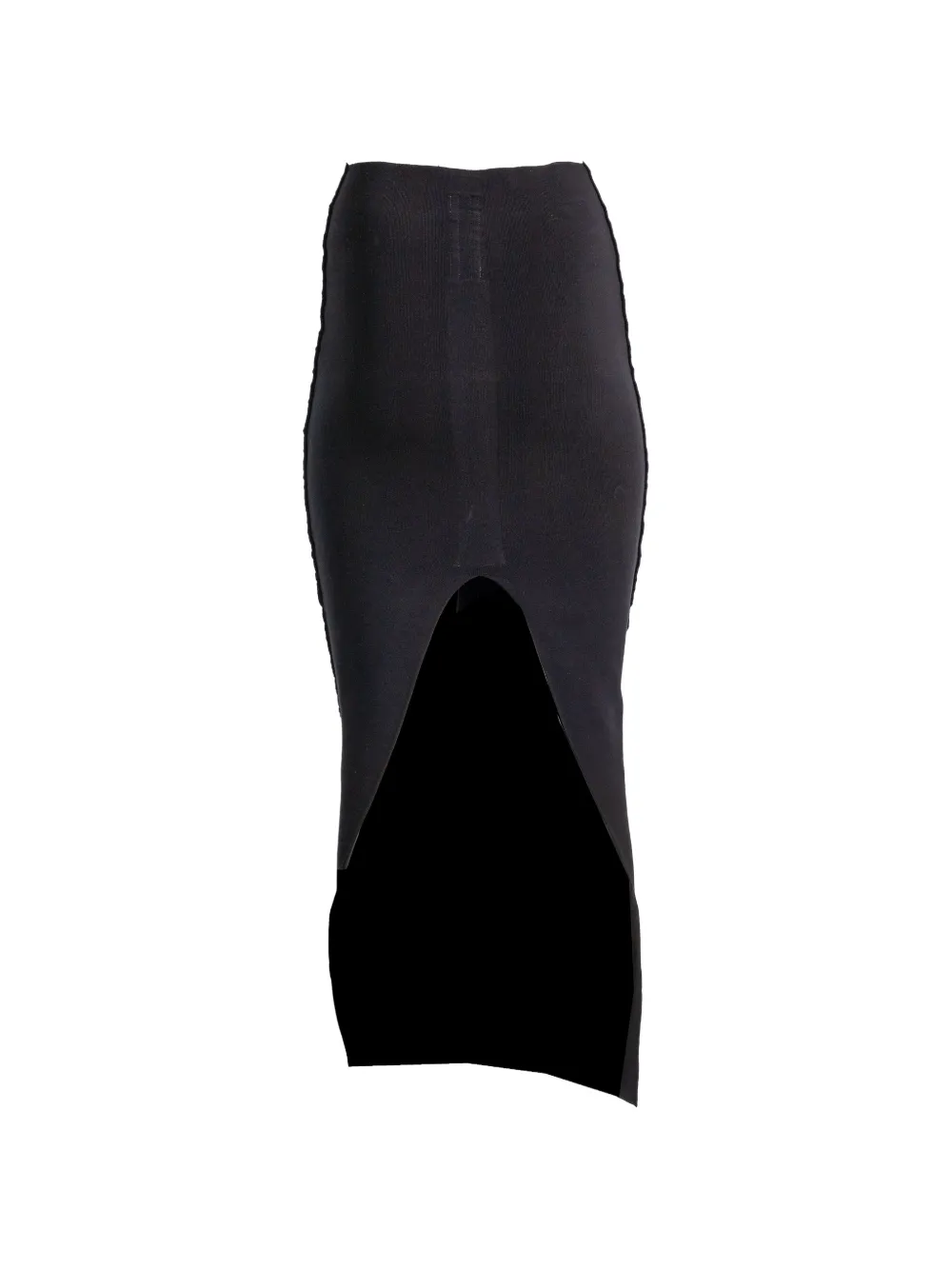  Rick Owens Split Maxi Skirt - Black 