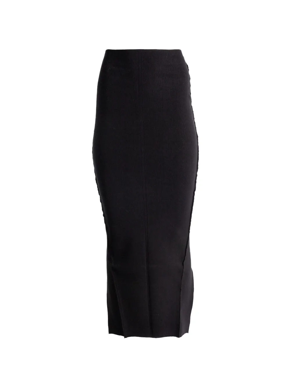 Rick Owens split maxi skirt - Schwarz