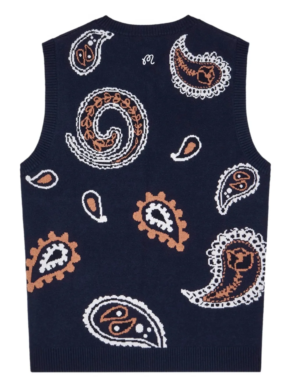 Malbon Golf Spencer met V-hals - Blauw