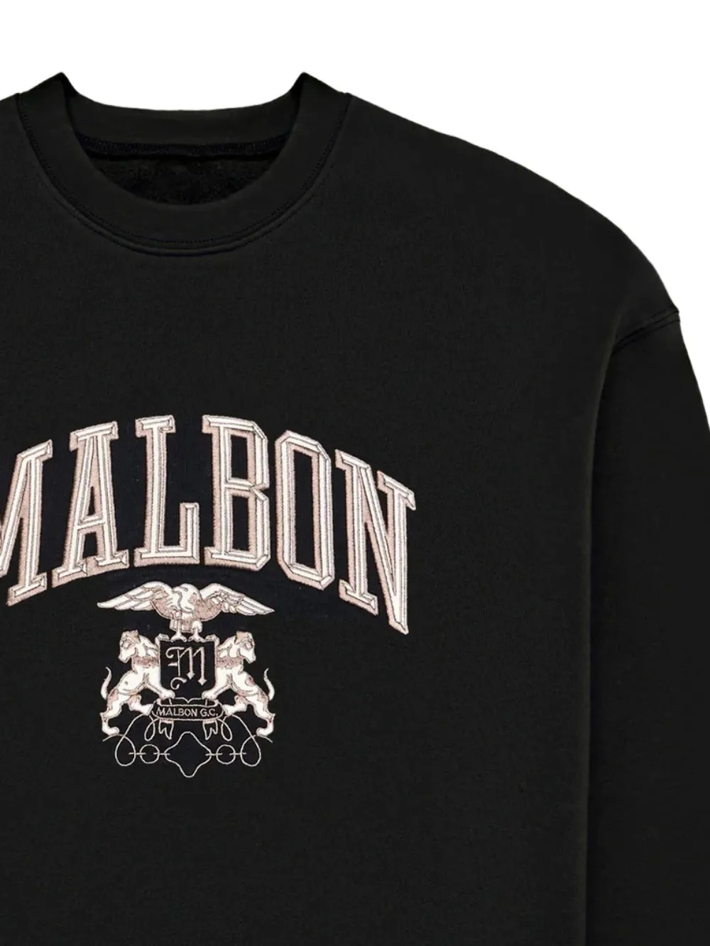Malbon Golf Trui met grafische print - Zwart
