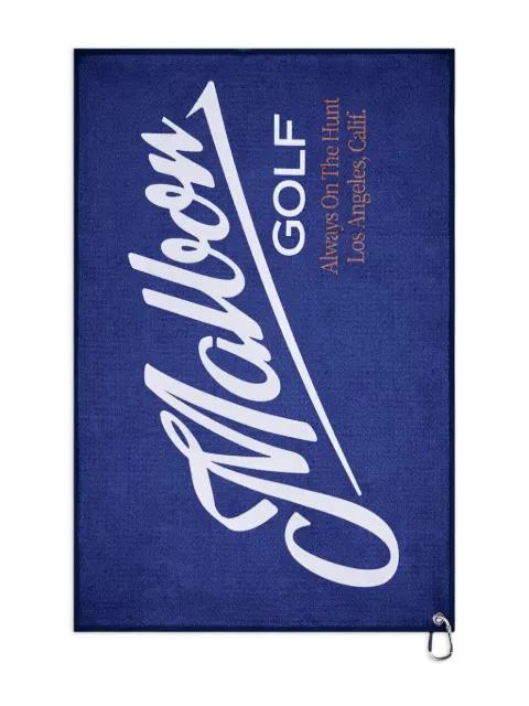 Malbon Golf paisley-pattern golf towel