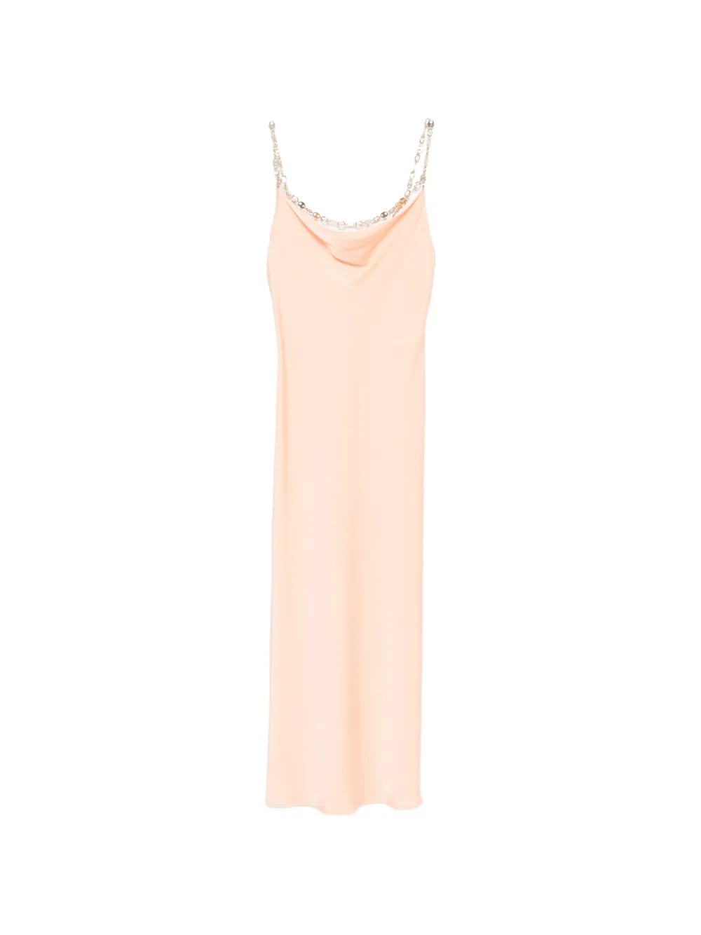 Rabanne chain-strap midi dress - Rosa