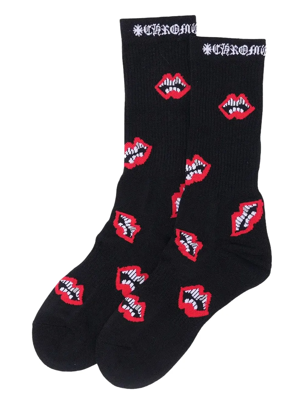 Chrome Hearts Chomper Matty Boy socks - Nero