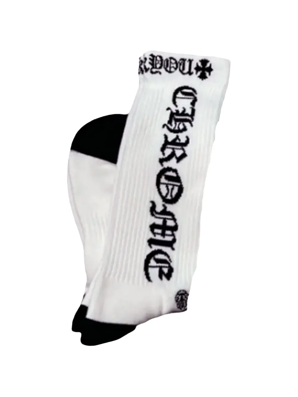 Chrome Hearts Sokken met intarsia logo Wit