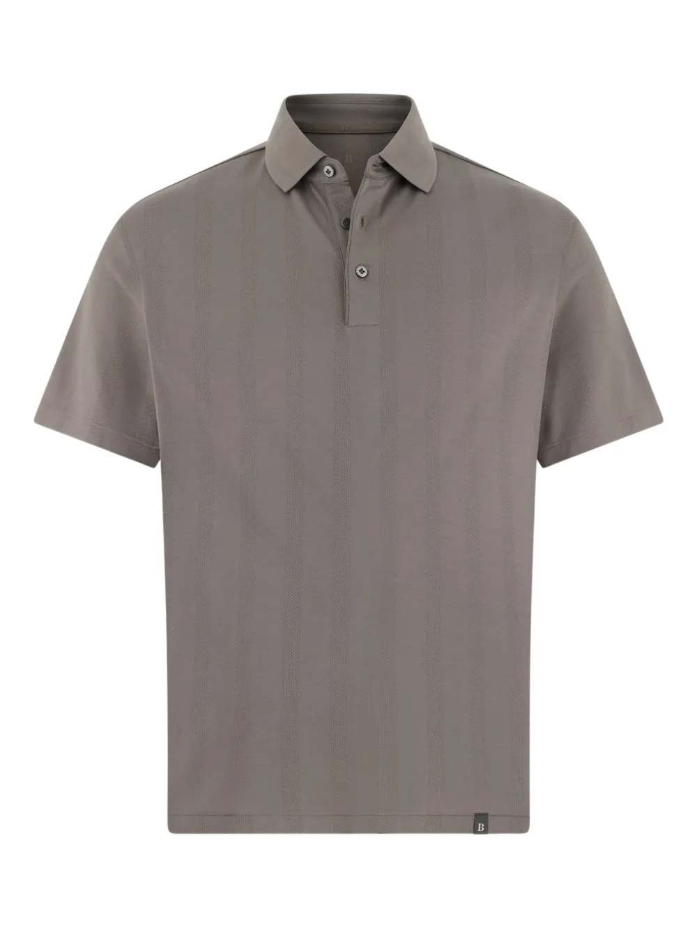 Boggi Milano metal button polo shirt - Grau