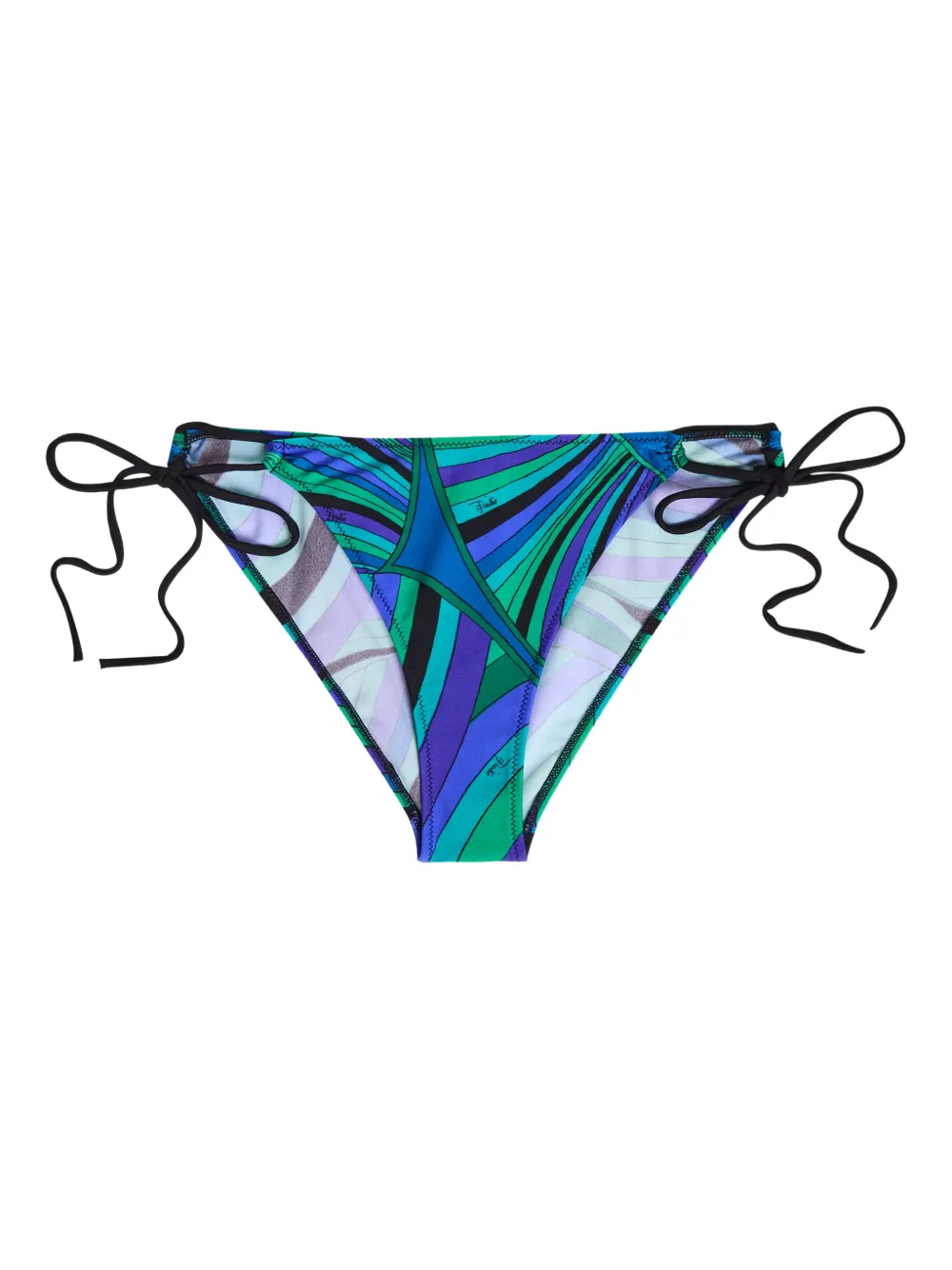 PUCCI Slip bikini con stampa Iride - Verde