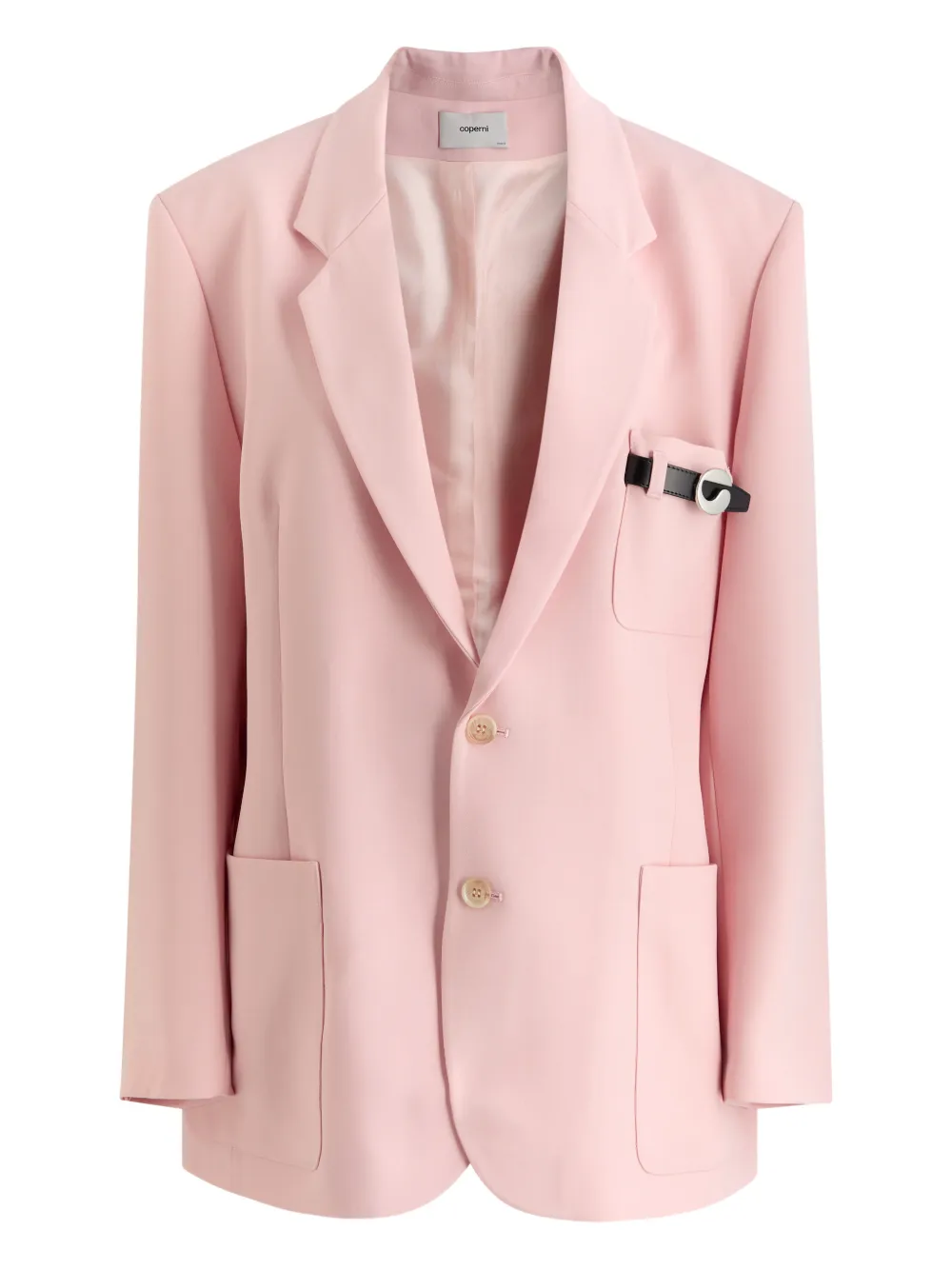 Coperni buckle-detail blazer - Pink