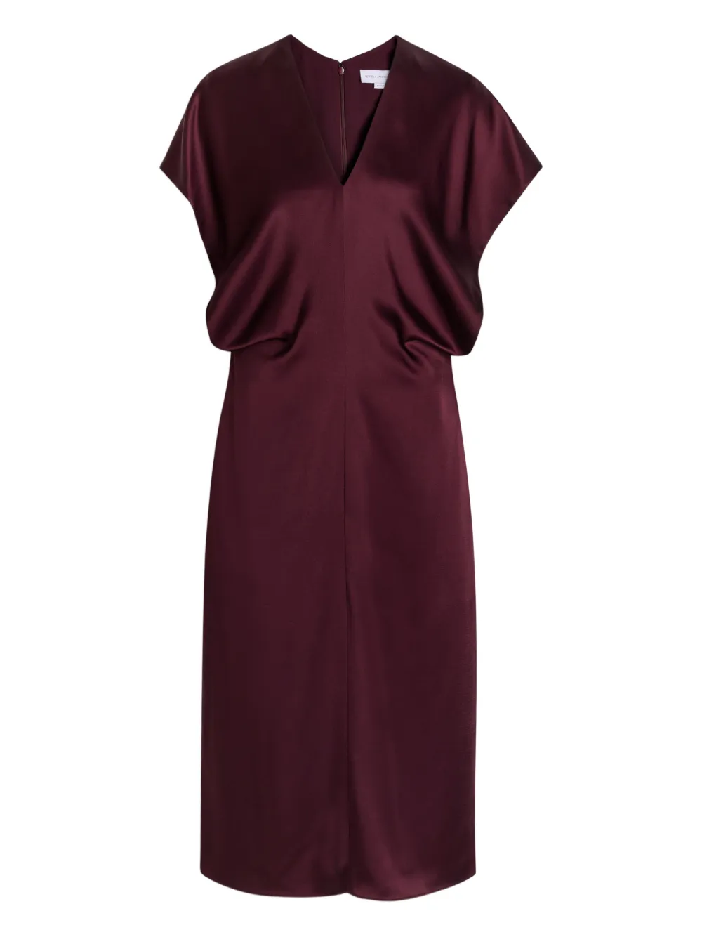 Stella McCartney V-neck short-sleeve dress - Red