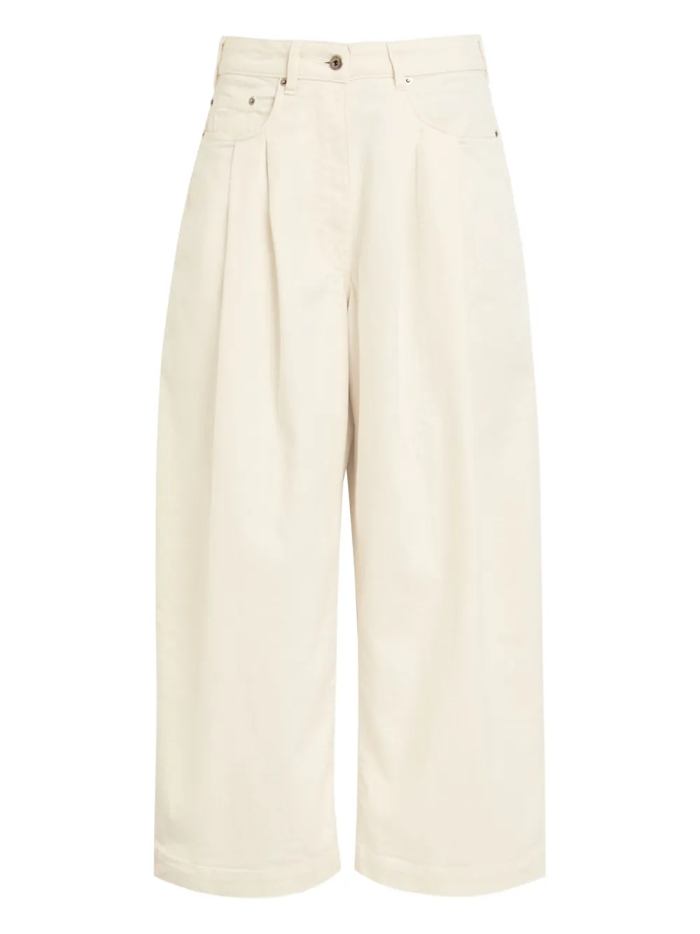 S.s. Daley Pleated Trousers In Neutral