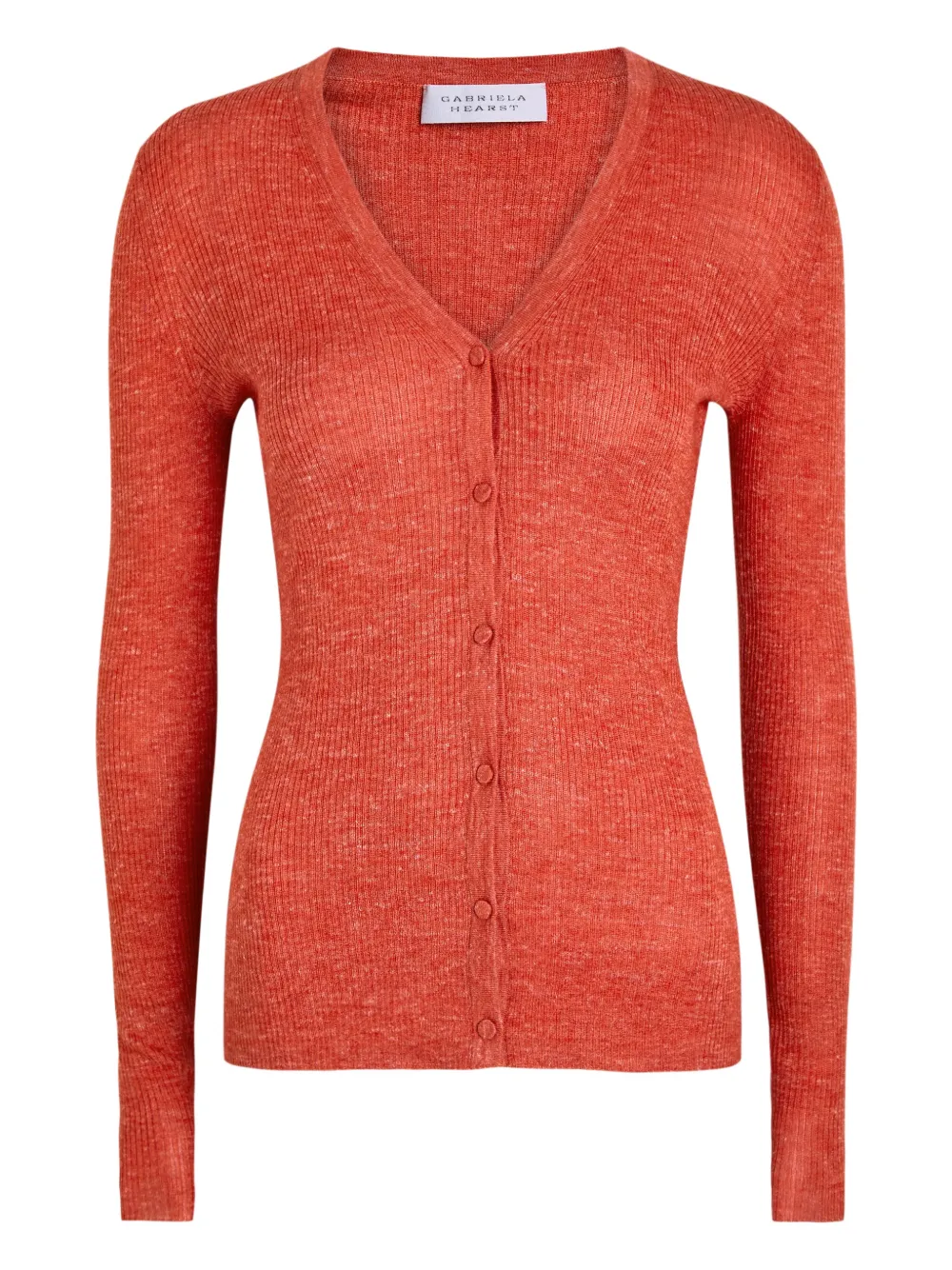 Gabriela Hearst Cardigan Atiste con scollo a V - Arancione
