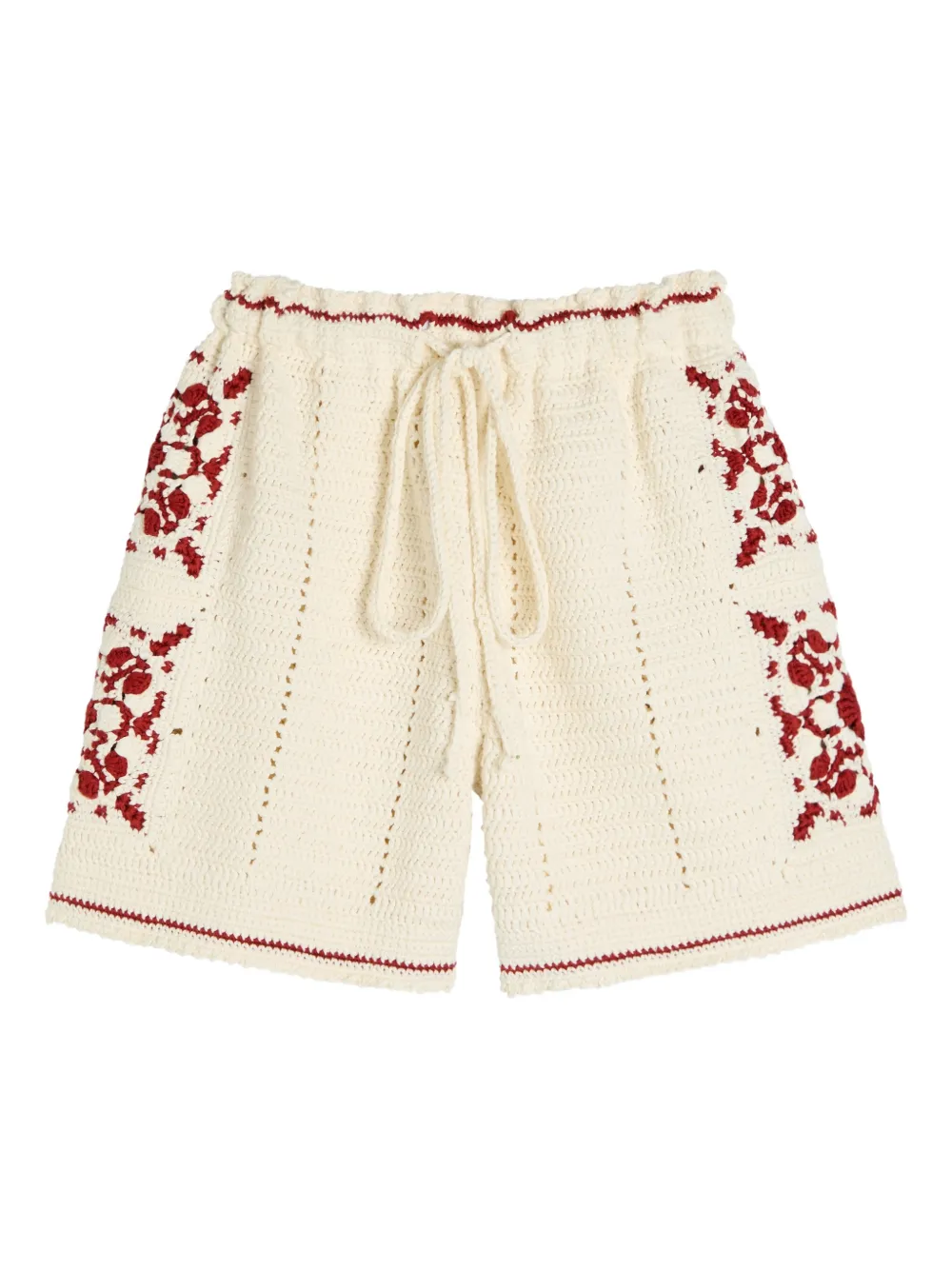 S.s. Daley Sako Crochet Shorts In Neutral