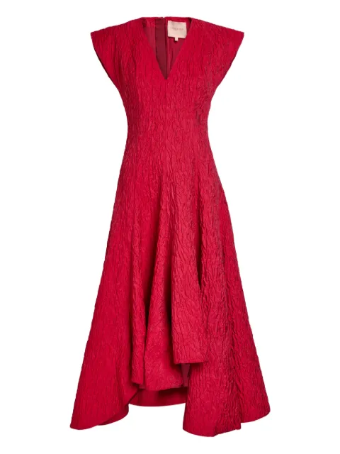 Roksanda Sapha V-neck asymmetric dress