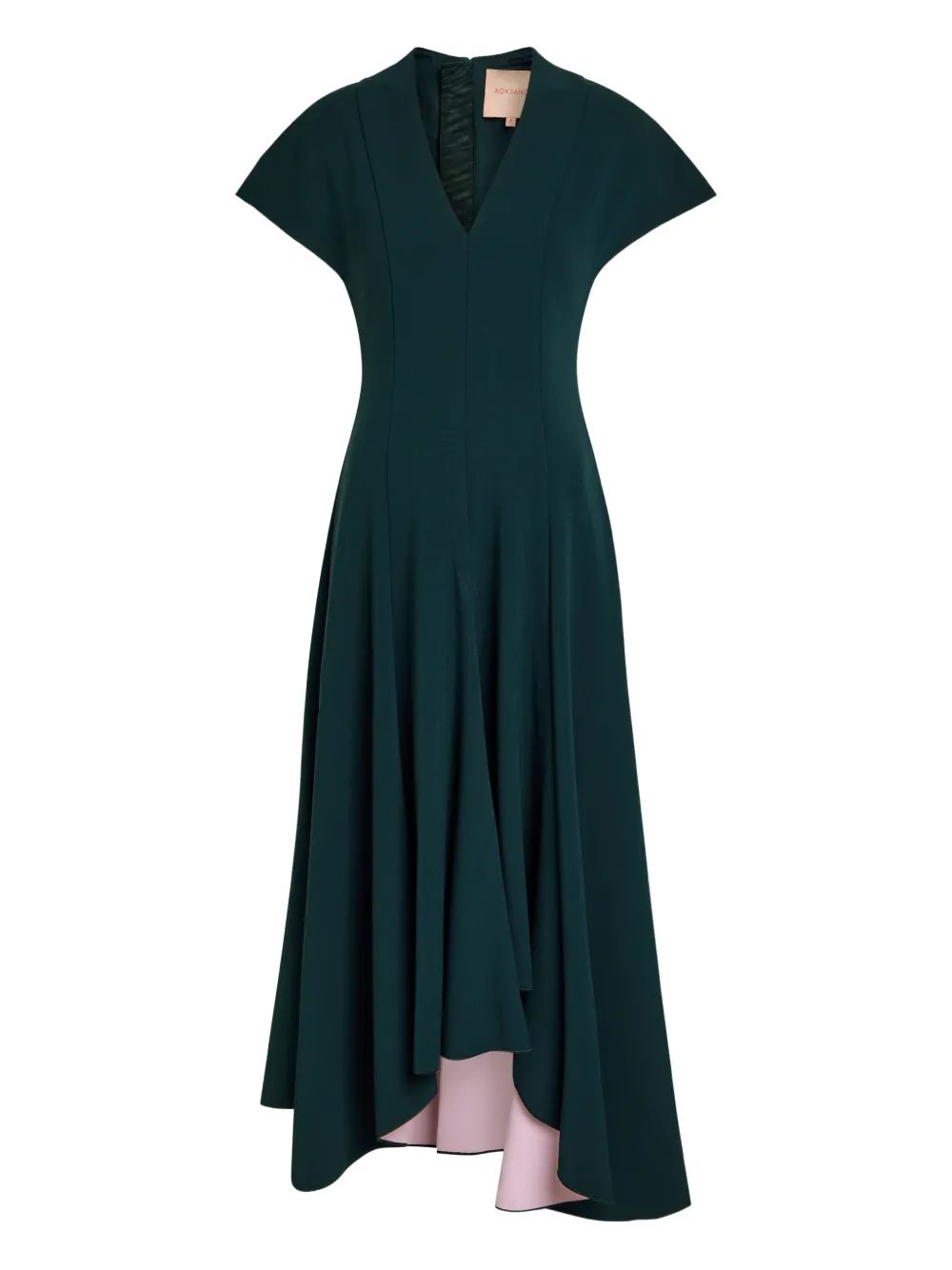 Roksanda Abito Sapha asimmetrico con scollo a V - Verde