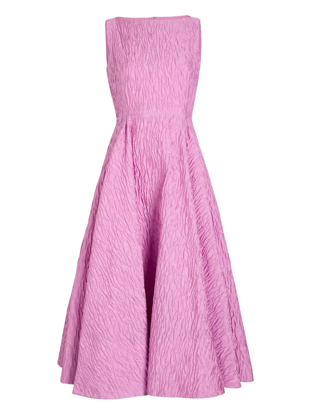 Roksanda Tera textured A-line midi dress - Rosa