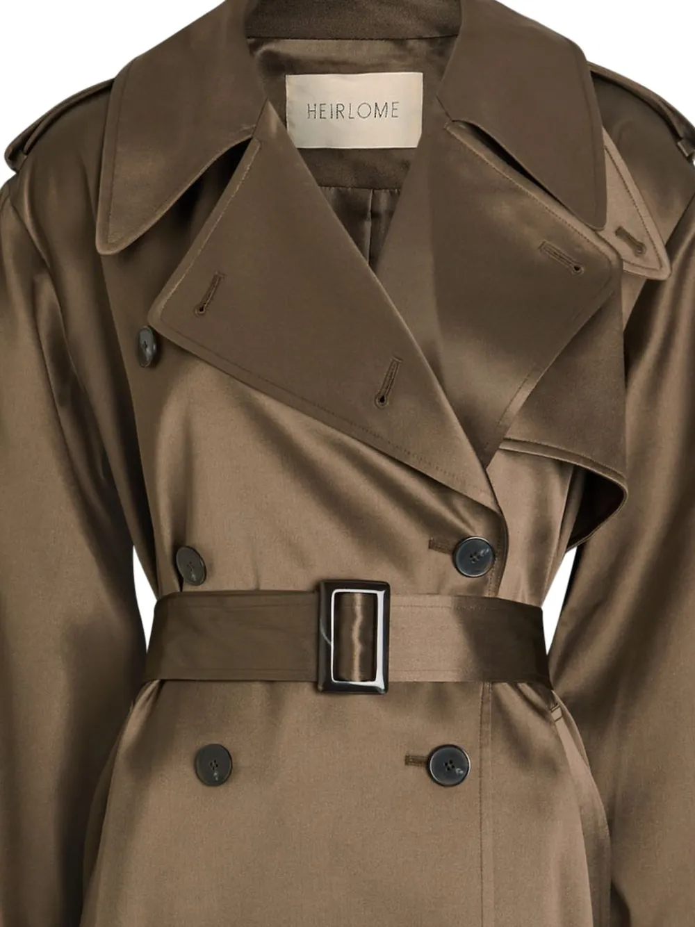 Maggie Belted Double-Breasted Coat