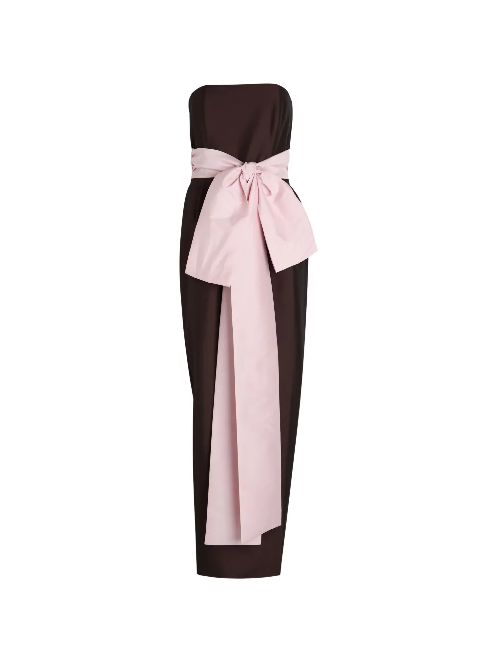 Bernadette Lina bow-detail maxi dress - Marrone