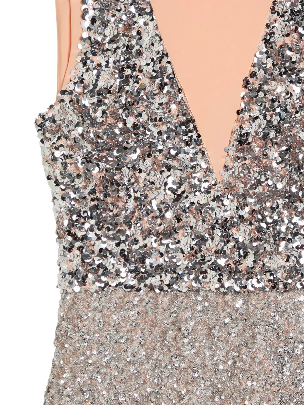  Rabanne Sequin V-neck Vest - Neutrals 