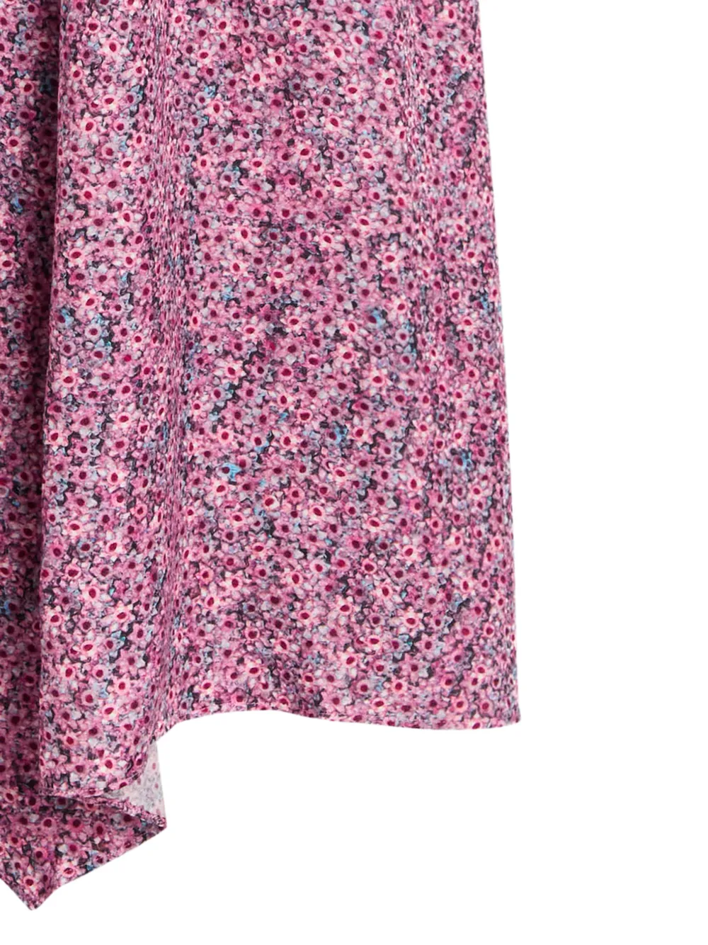 ISABEL MARANT Cacia asymmetrische midi-rok met bloemenprint Roze
