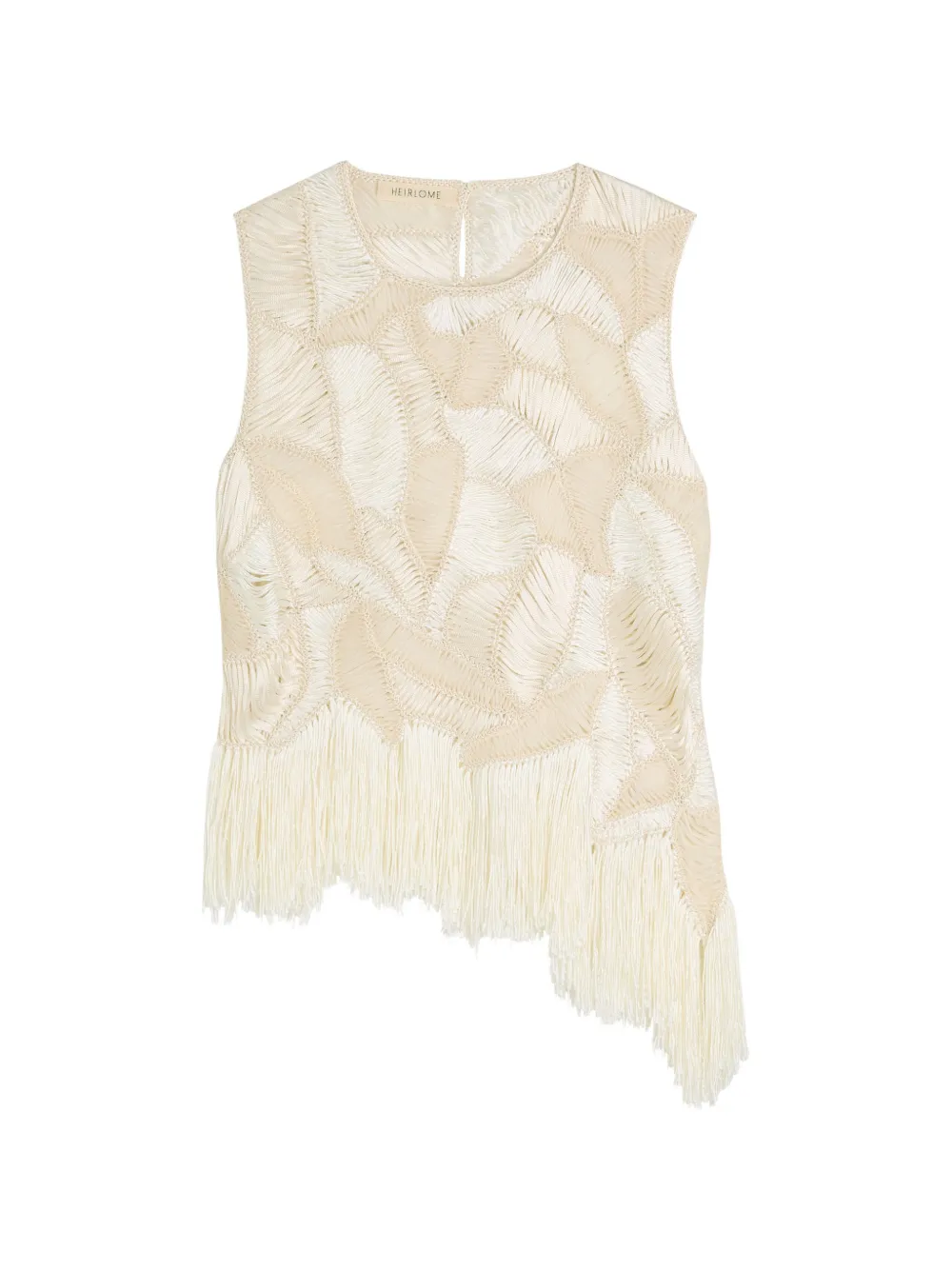 Heirlome Maureen fringed sleeveless top - Toni neutri