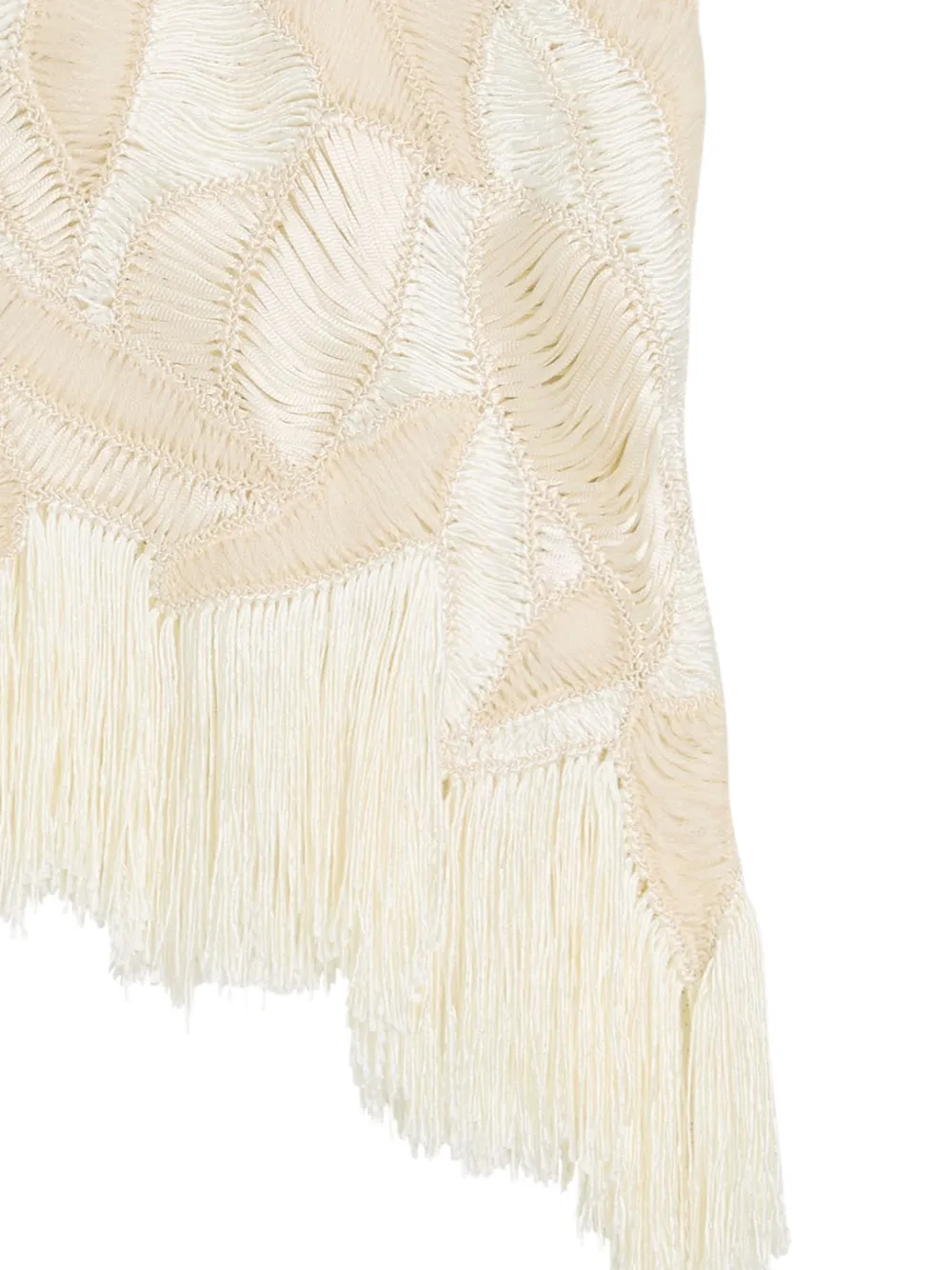  Heirlome Maureen Fringed Sleeveless Top - Neutrals 