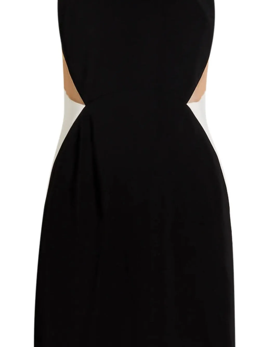 Stella McCartney Maxi-jurk met colourblocking - Zwart