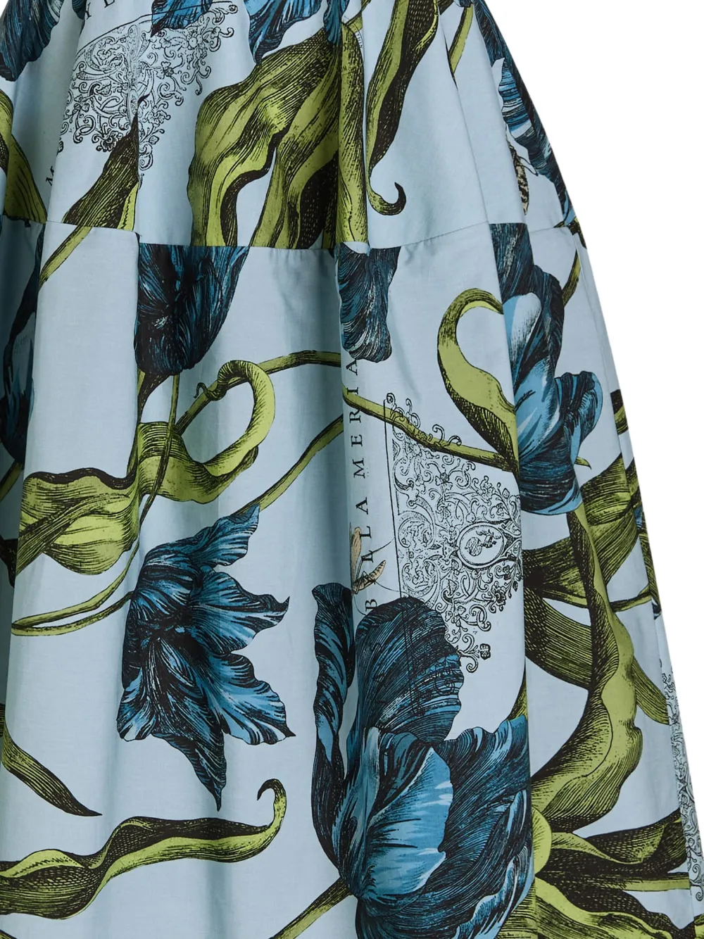 ERDEM Rok met vlinderprint - Blauw