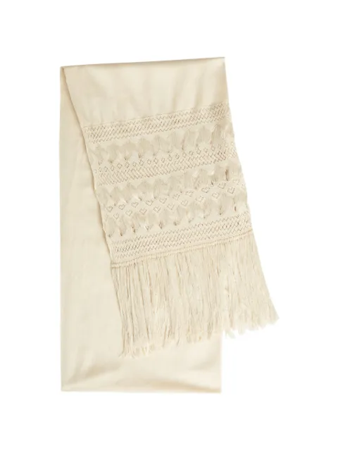 Heirlome Rebozo by Arturo Estrada fringed woven scarf