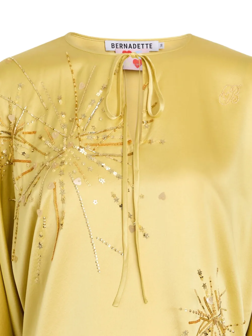  Bernadette Naomi Embellished Top - Gold 