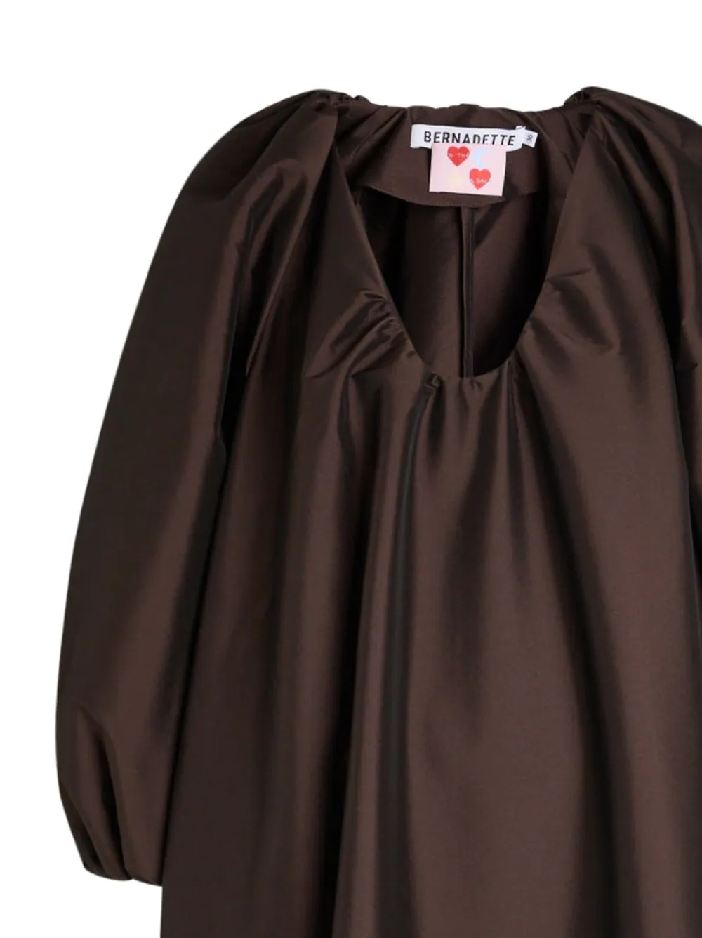 Bernadette George maxi-jurk - Bruin