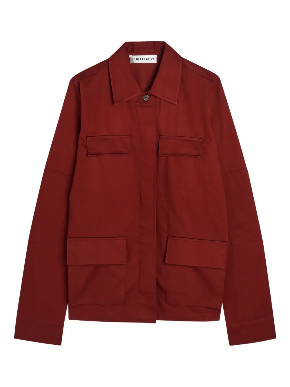 OUR LEGACY long-sleeve pocket jacket - Rot